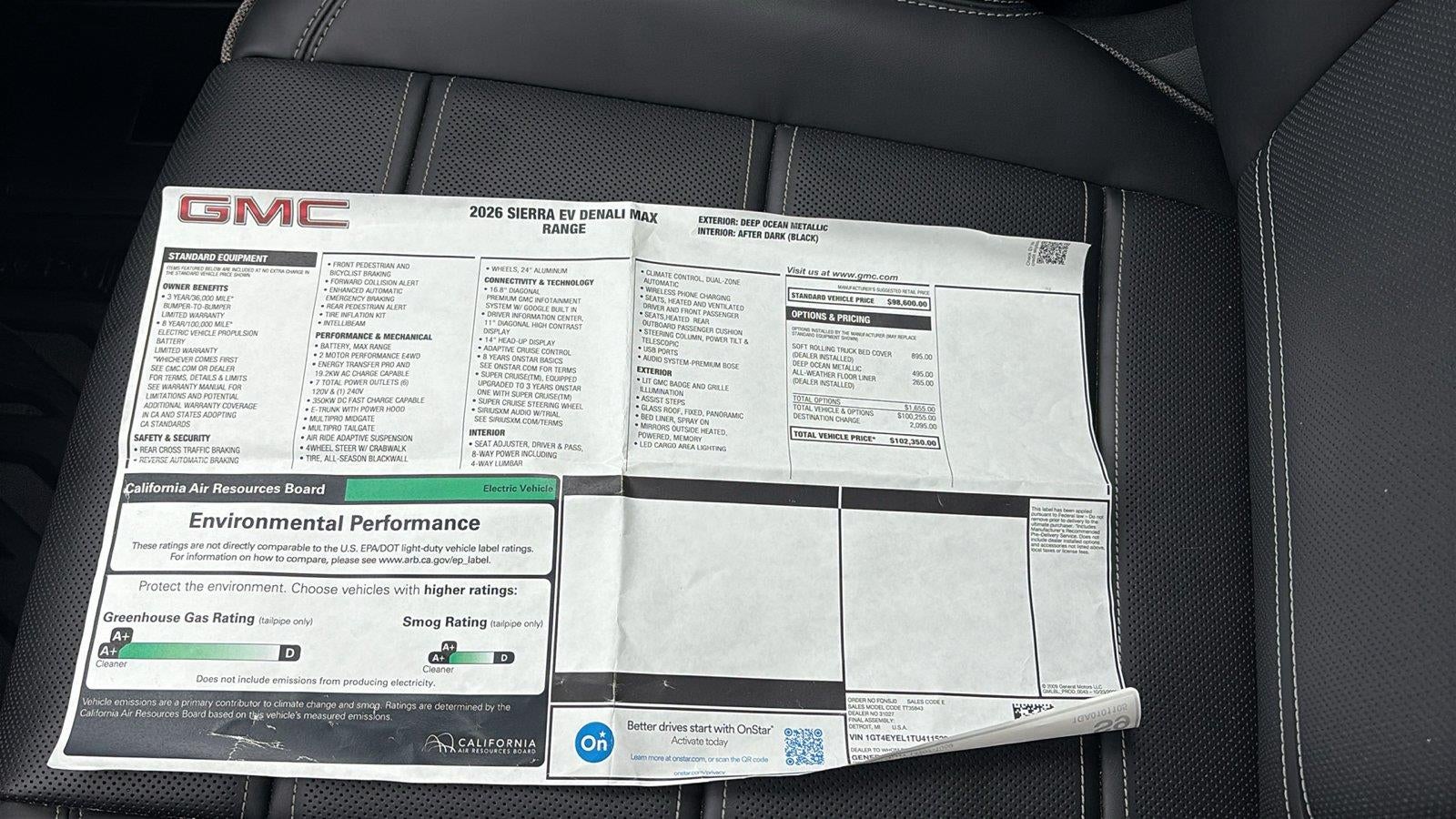 2026 GMC Sierra EV Denali Max Range