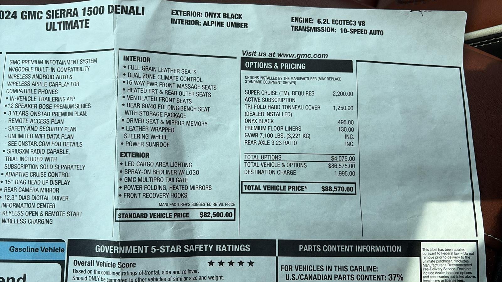 2024 GMC Sierra 1500 Denali Ultimate