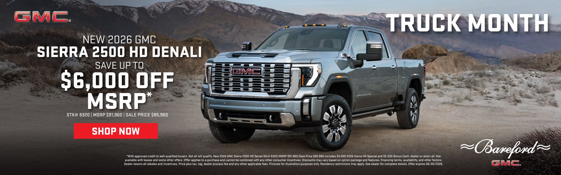 New 2026 GMC Sierra 2500 HD