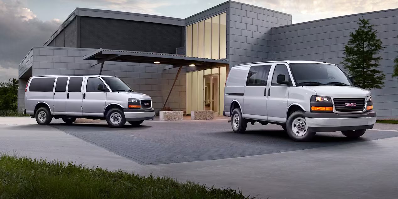 3 GMC Savana Cargo Vans